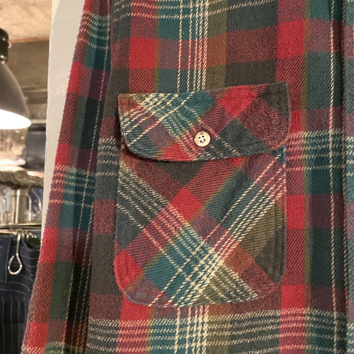 チェック柄ネルシャツ　five brothers FIVE BROTHER ネルシャツ ファイブブラザー コットンシャツ