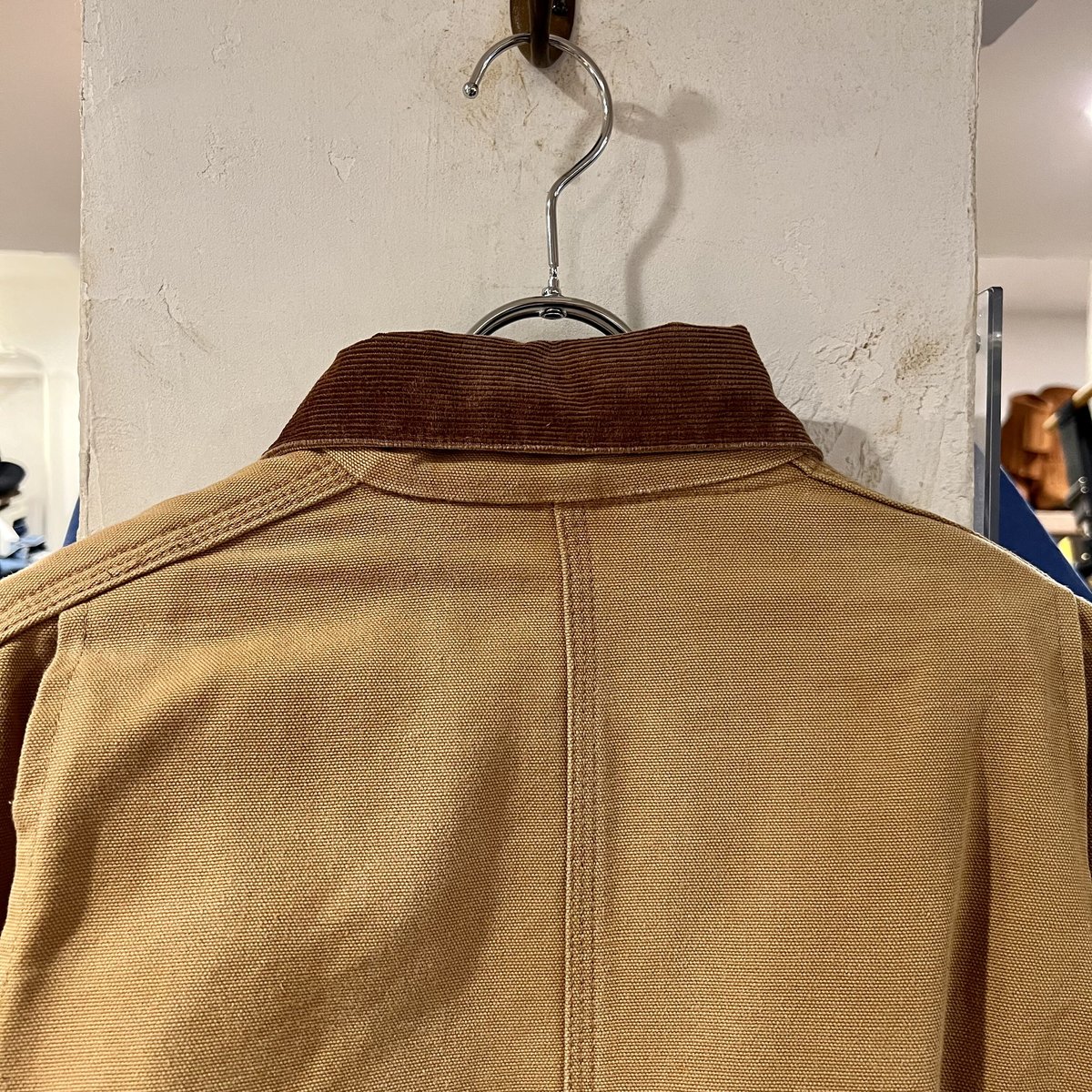 Carhartt 企業ロゴ ダック ミシガンチョアコート ブランケットライナー Carhartt ミシガンチョアコート カーハート ダック地 ワーク