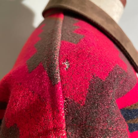 PENDLETON　NATIVE JACKET　Size L　ネイティブ ジャケット　ペンドルトン　赤　(S4919)