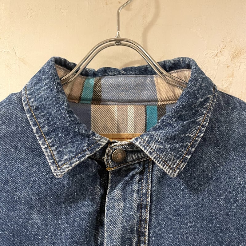 90s Levi's 75069-0214 デニムジャケット デカパッチ ネル 90s Levi's 75069-0214 デニムジャケット デカパッチ ネル