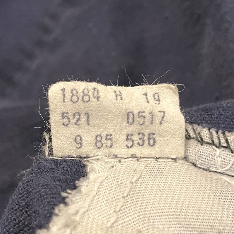 80s Levi's 521 コーデュロイパンツ 31×30 42 TALON ZIP ネイビ