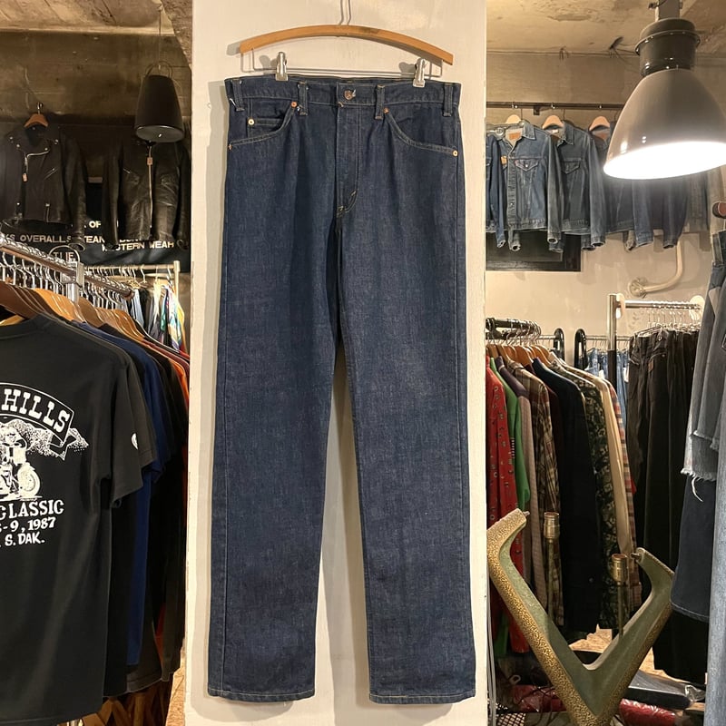 80s Levi's 20505 0217 デニムパンツ 34×32 USA製 濃紺 1980