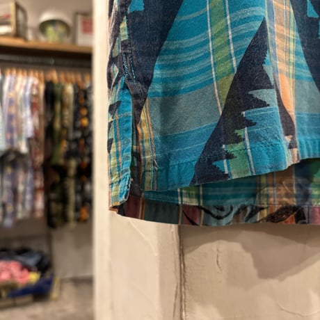 POLO RALPH LAUREN　S/S オープンカラーシャツ　ラルフローレン　Size S　半袖 ハワイアンシャツ　ネイティブ　ハイダ　(S4758)