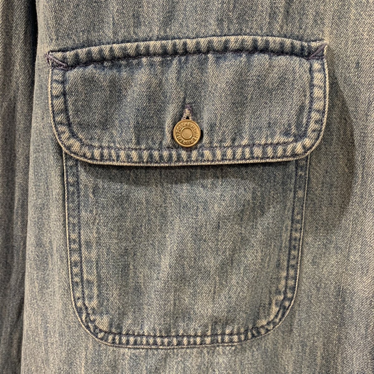 80s POLO RALPH LAUREN L/S デニムシャツ 白タグ ラルフローレン 80s POLO RALPH LAUREN L/S デニムシャツ 白タグ ラルフローレン