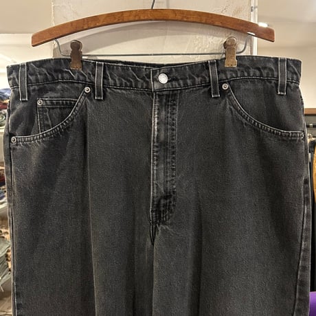 90s　Levi's 40550 4159　リーバイス　ブラックデニムパンツ　38×29 ½　USA製　1997年　(S4337)