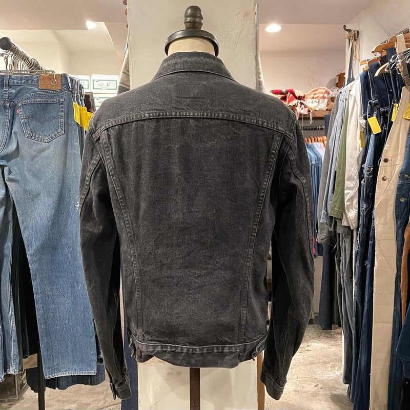 vintage 90s】 リーバイスブラックデニムジャケット 75506