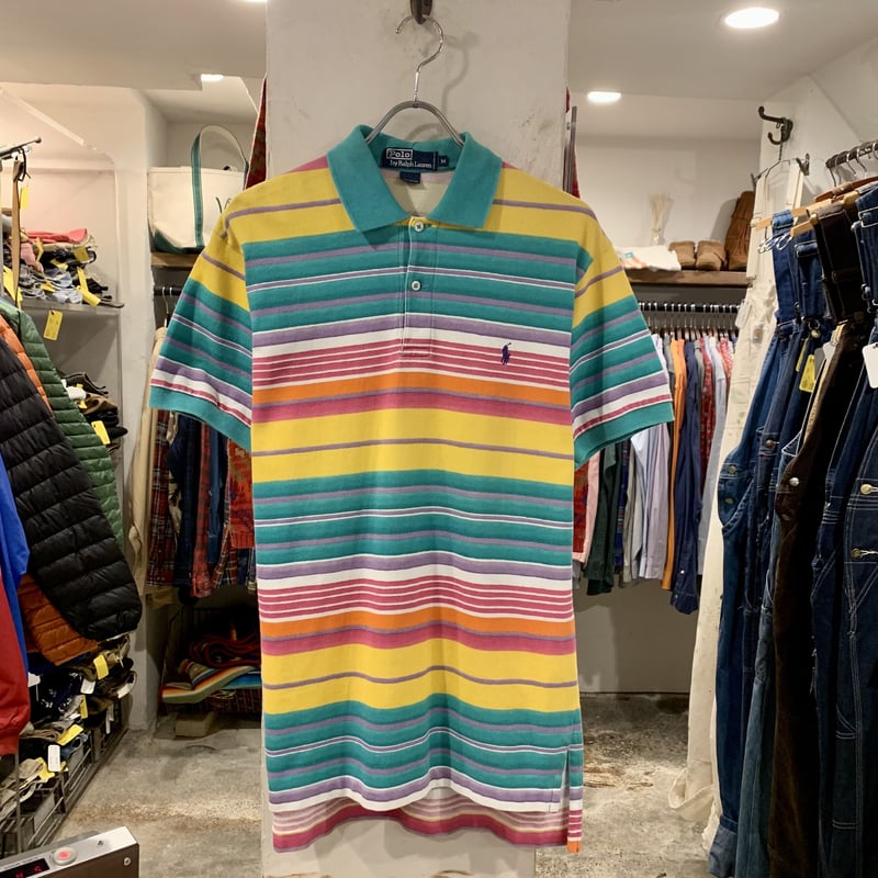 POLO by Ralph Lauren ポロシャツ カラフルボーダー ラルフ