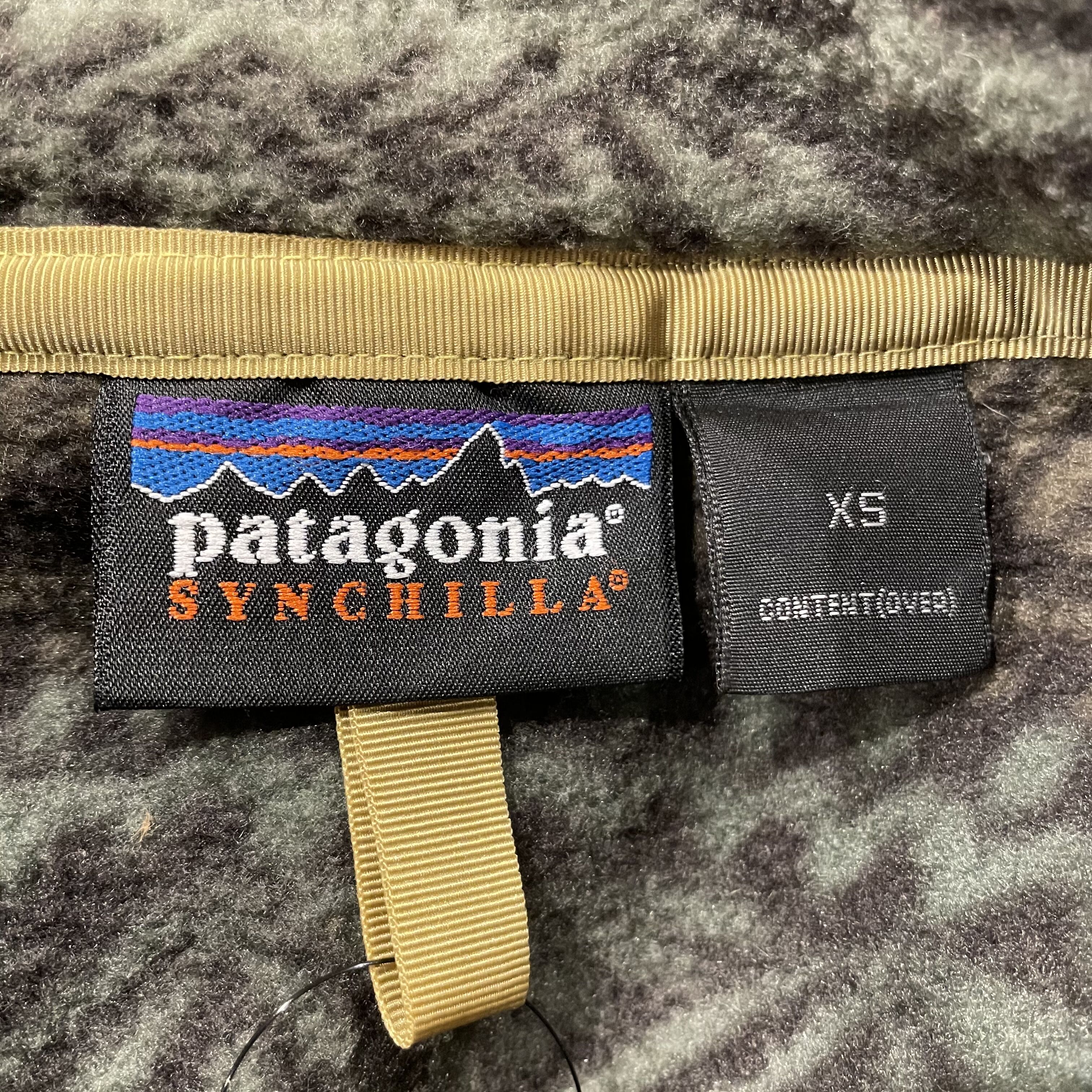 patagonia パタゴニア　総柄ベスト　スナップT patagonia 総柄 シンチラスナップT XSサイズ パタゴニア (S0397) | DUFF