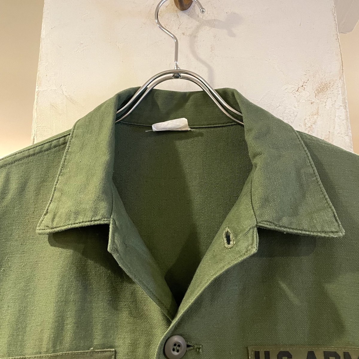60s US ARMY ユーティリティシャツ OG 107 COTTON SATEEN SHI