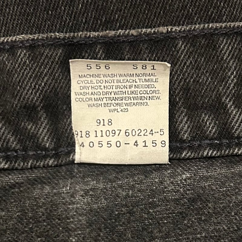 Levi's 40550-4159 80's 後染め USA製 ボタン裏515 Levi's Levis(リーバイス) 505 83年 USA製 ボタン裏650