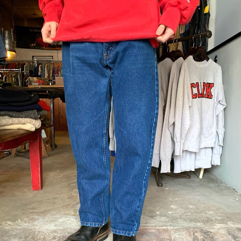 80s levi's 505-0217 リーバイス デニムパンツ オレンジタブ ボタン裏