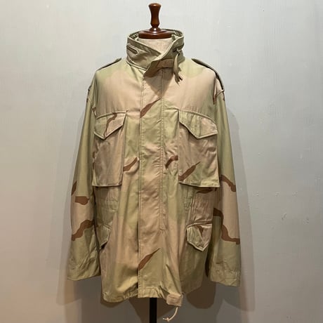90s　US MILITARY　M-65 FIELD JACKET　Size L-S　3C DESERT CAMO　フィールドジャケット　デザートカモ　1996年　(S5725)