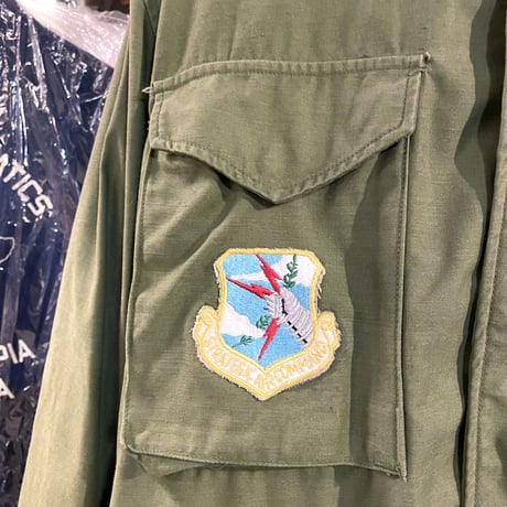 70s　US AIR FORCE　M-65 Field Jacket　2ndタイプ　ミリタリージャケット　アルミジップ　1971年　(S2042)