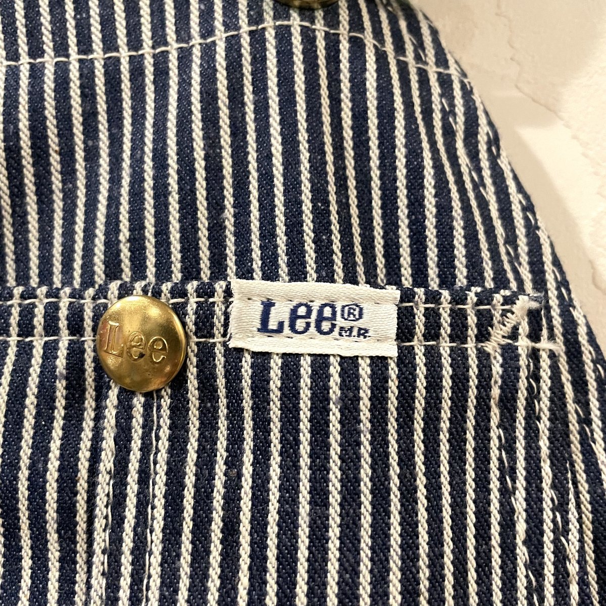 70s Lee 040-3249 ヴィンテージオーバーオール DEAD STOCK ヒッコリー