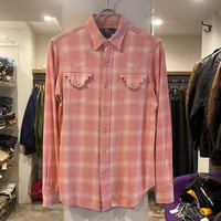 90s RRL L/Sネルシャツ ダブルアールエル ラルフローレン 三ツ星タグ