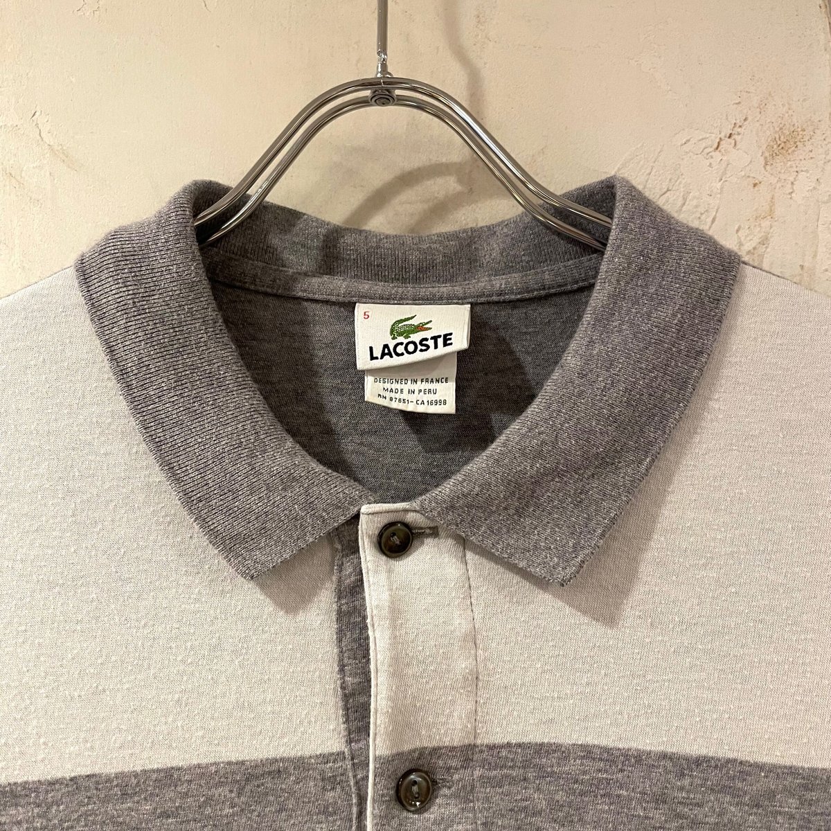 LACOSTE ショートスリーブポロシャツ ラコステ ワンポイント (S2457