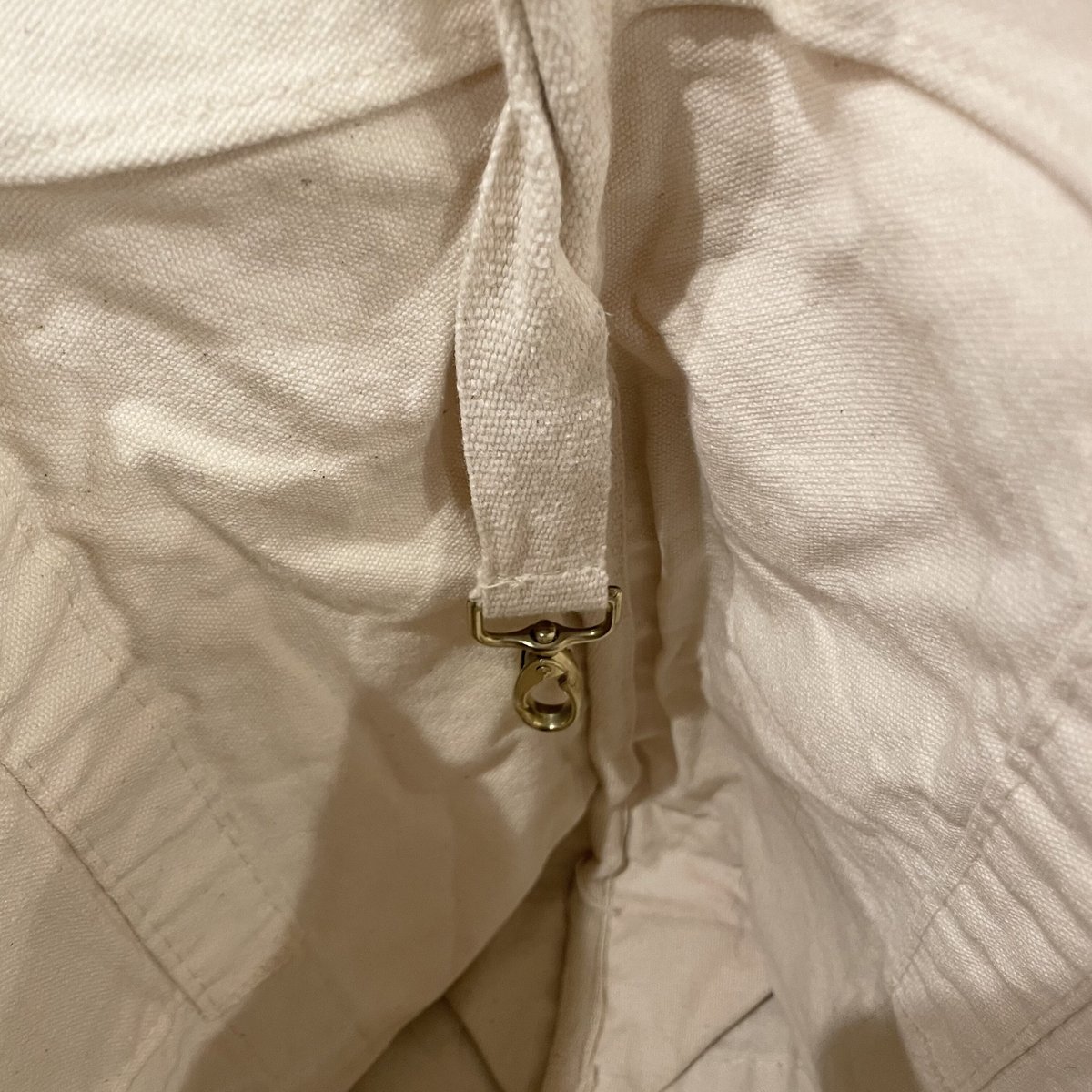 LANDS END トートバッグ USA製 90s サイドポケット付き ランズ