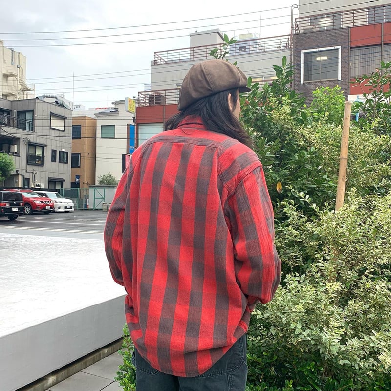 RRL Ralph Lauren L/S ネルシャツ バッファローチェック チン RRL Ralph Lauren L/S ネルシャツ バッファローチェック チン