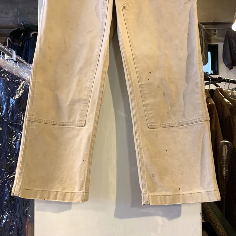 80s Carhartt ダック地 ペインターパンツ ダブルニー 雰囲気系 USA製