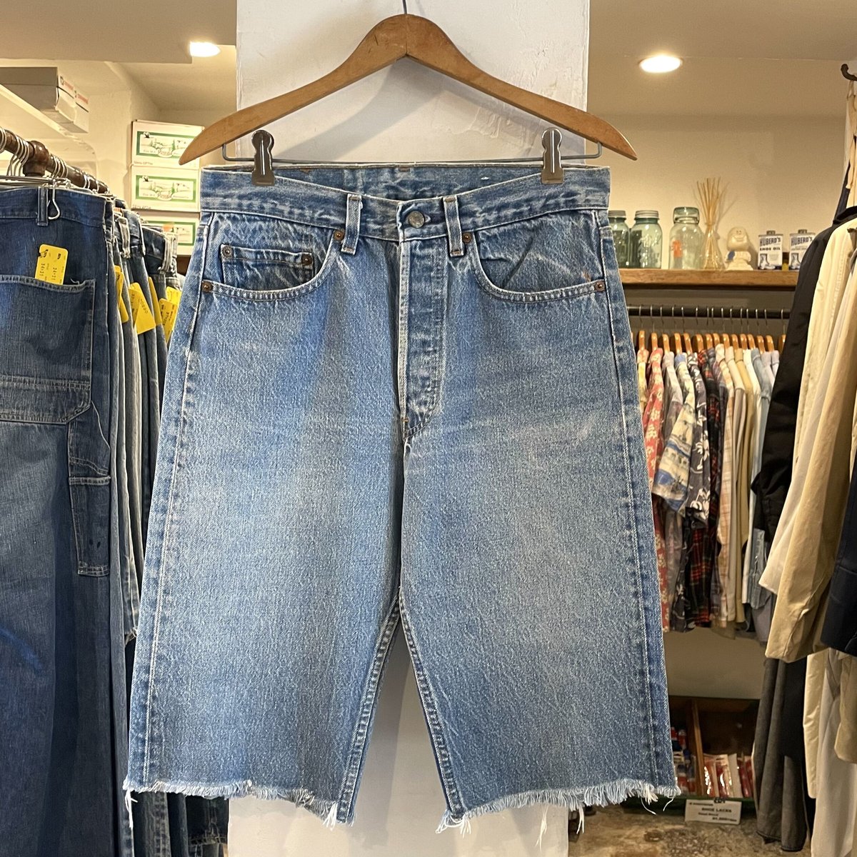 Levi's 501 カットオフデニム 80年代 リーバイス501 ボタン裏524