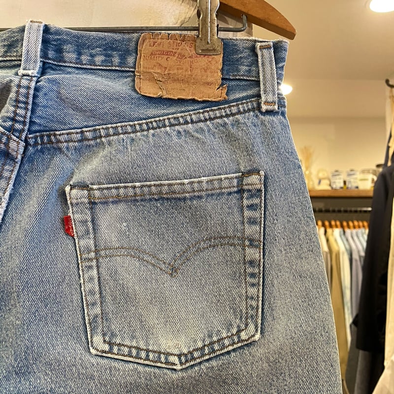 Levi's 501 80年代 リーバイス 501 内股シングル 黒カンヌキ 脇割り