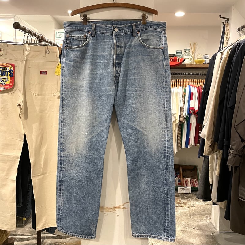 90s 501 USA製　ストレートパンツ　リーバイス　裏ボタン501 Levi's◇90s/501/USA製/ボタン裏501/ストレートパンツ/31/デニム