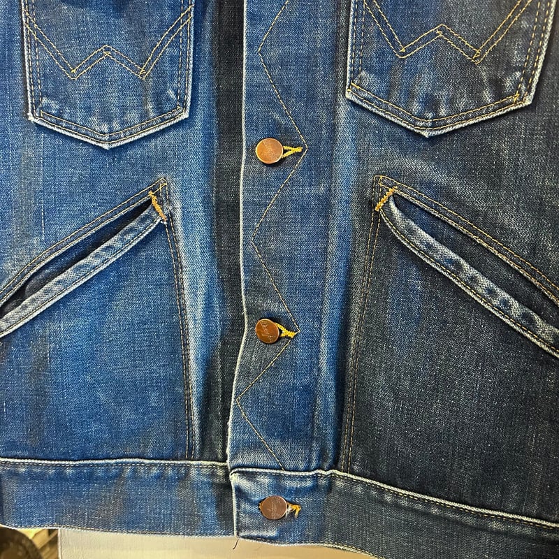 80s Wrangler デニムジャケット ラングラー Size 34 USA製 (S4328 80s Wrangler デニムジャケット ラングラー Size 34 USA製 (S4328