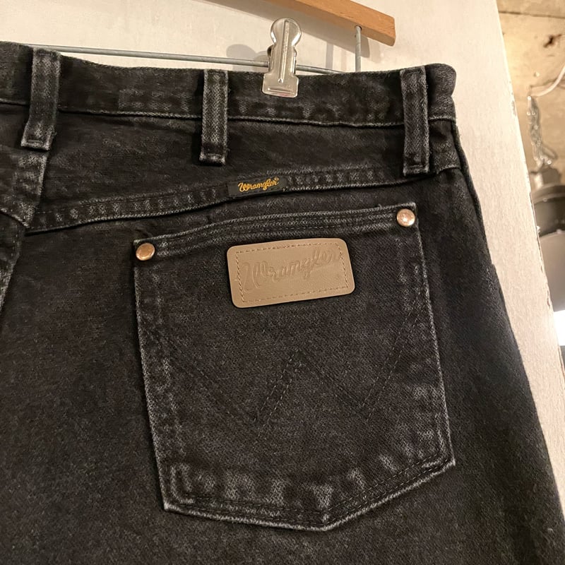Wrangler 13MWZWK ブラックデニム パンツ 34×32 ラングラー Wrangler 13MWZWK ブラックデニム パンツ 34×32 ラングラー