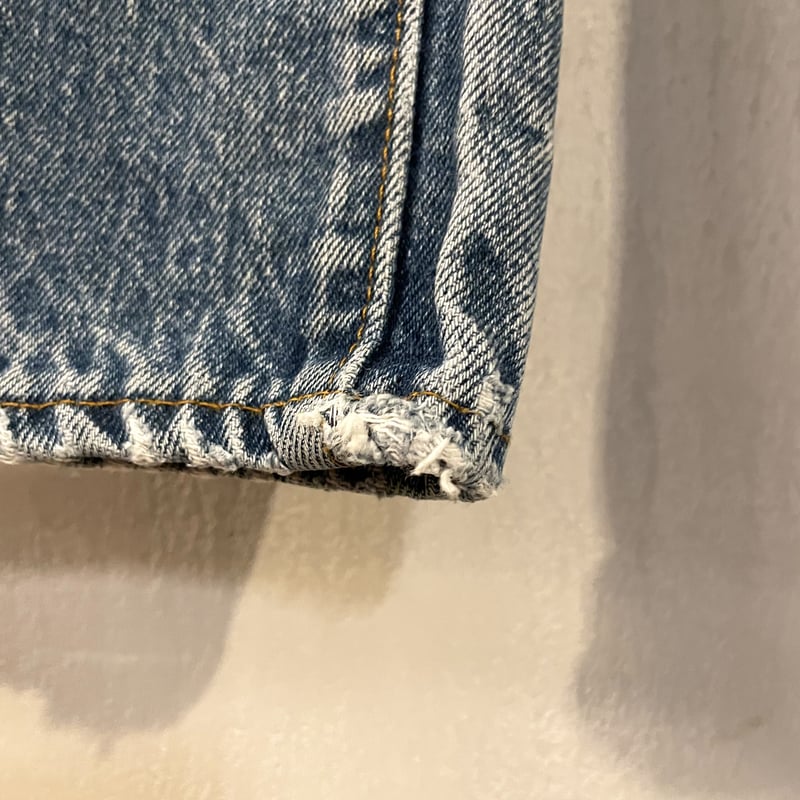 80s Levi's 501 リーバイス デニムパンツ 内股シングル 裾 80s Levi's 501 リーバイス デニムパンツ 内股シングル 裾