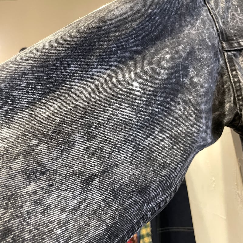 80s Levi's 57508-0256 ブラックデニムジャケット USA製 リーバイス 1