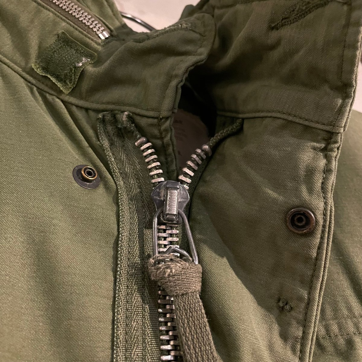 米軍 1971 M65フィールドジャケット S-R　アルミジップ　2nd　291 米軍 1971 M65フィールドジャケット S-R アルミジップ 2nd 291 古着 60