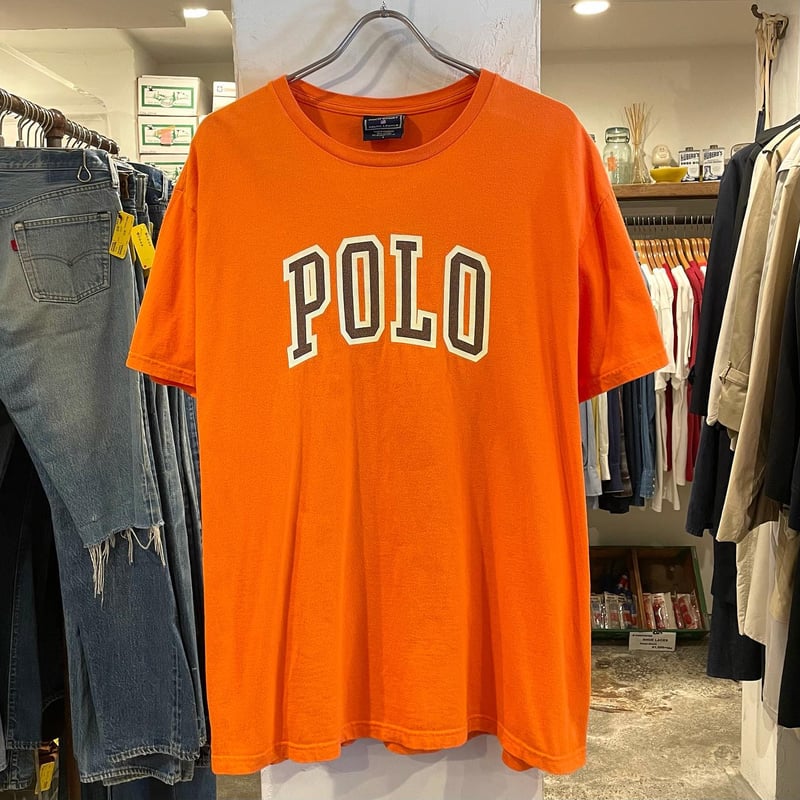 POLO SPORT ショートスリーブTシャツ オレンジ ポロスポーツ 90s