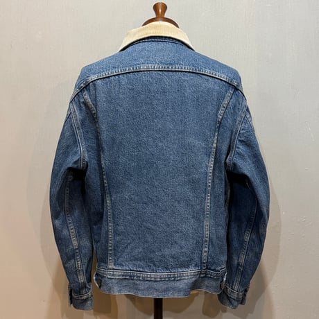 80s　Lee 　デニムジャケット　ネルライニング　USA製　Size MEDIUM　4つポケ　リー　(S5328)