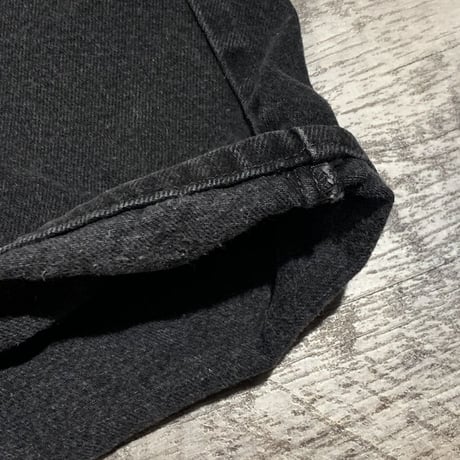 リーバイス５０５　ブラックデニム　ハーフパンツ　00s