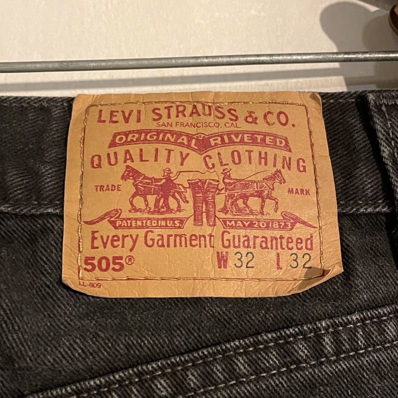 00s Levi's 505 0260 リーバイス ブラックデニムパンツ 30×31 00s Levi's 505 0260 リーバイス ブラックデニムパンツ 30×31