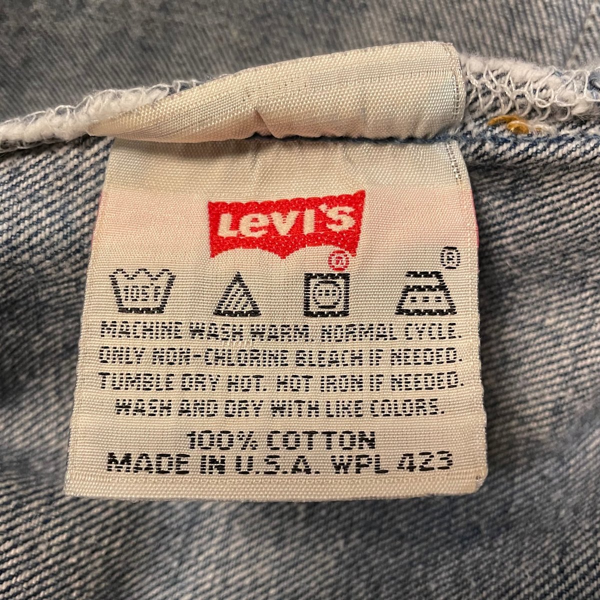 90s 501 USA製　ストレートパンツ　リーバイス　裏ボタン501 Levi's リーバイス 90s 501 501-0000 USA製 ボタン裏552