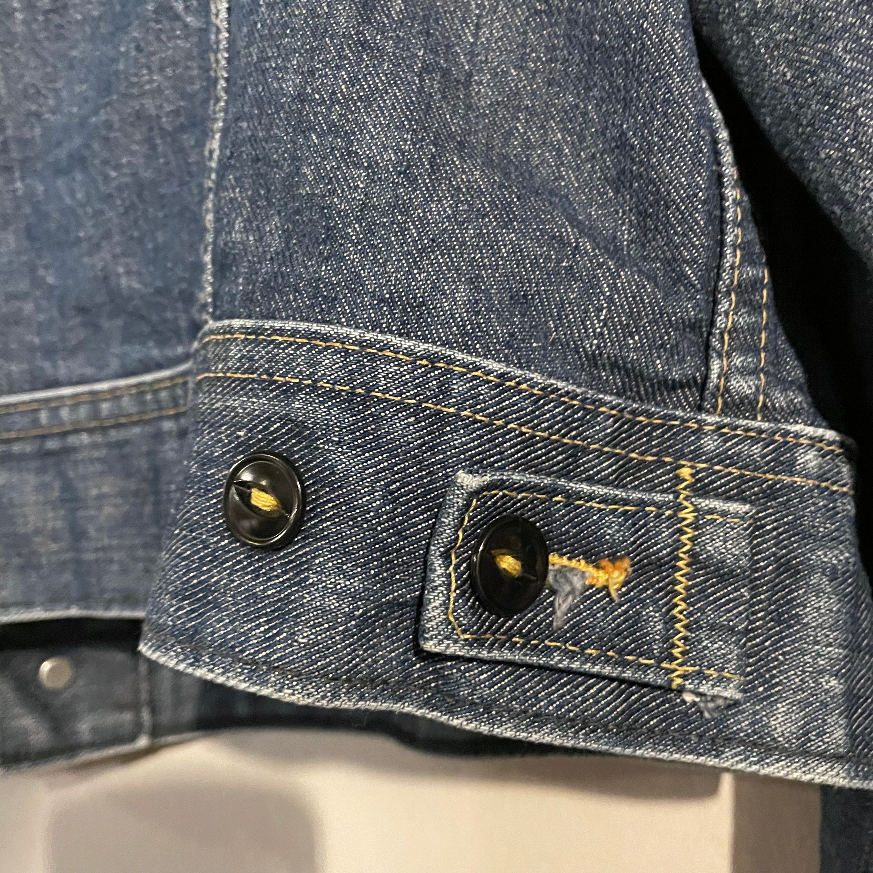 80s Lee 220-J デニムジャケット Size 44 USA製 リー ビッグサイズ (