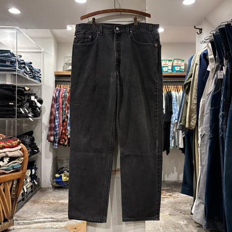 96年製　リーバイス 550 ブラックデニム　USA製　34×29 ビンテージ】【USA製】【LEVI'S】【リーバイス】【550
