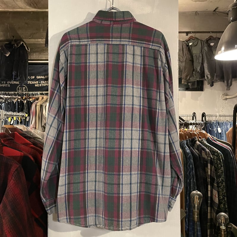 ファイブブラザー　シャツ 70s ファイブブラザー ネルシャツ フランネルシャツ チェック XL