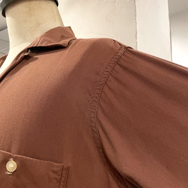 50s ARROW Vintage Rayon Shirt レーヨンシャツ オープンカラー