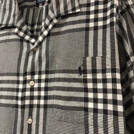 Polo by Ralph Lauren　S/Sオープンカラーシャツ　CALDWELL　Size L　ポロ ラルフローレン　(S5618)
