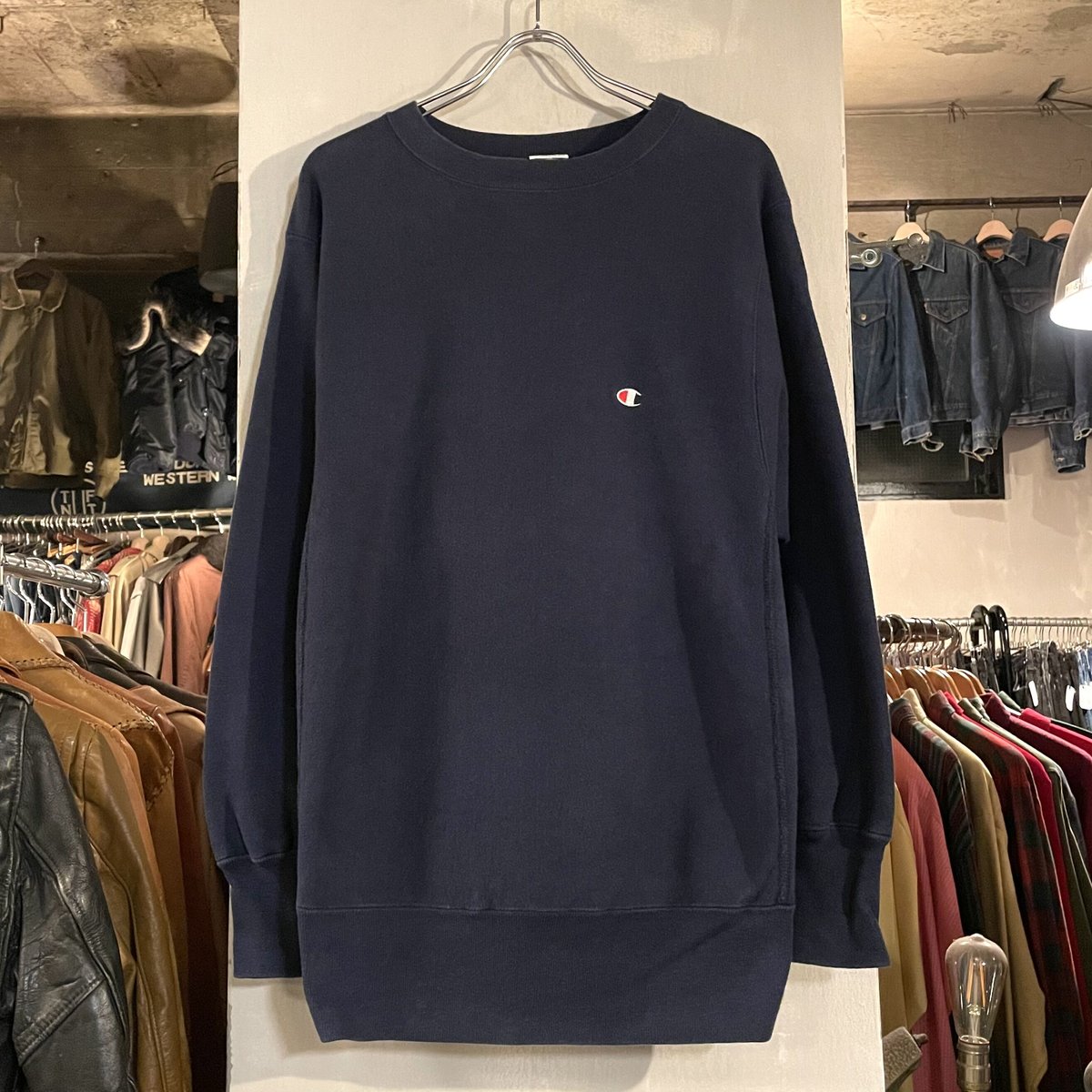 90s Champion リバースウィーブ REVERSE WEAVE USA製 ネイビー 目 90s Champion リバースウィーブ REVERSE WEAVE USA製 ネイビー 目
