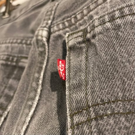 90s　Levi’s 501 先染め ブラックデニムパンツ　32×33　USA製　1990年　(S4484)