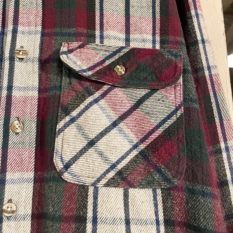 【スペシャルvintage 】USA製 FIVE BROTHER ネルシャツ 90s FIVE BROTHER L/S ネルシャツ Size XL コットンシャツ