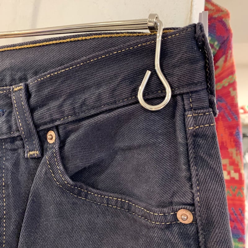 90s Levi's 501 後染めブラックデニム ボタン裏511 USA製 1996年 (S