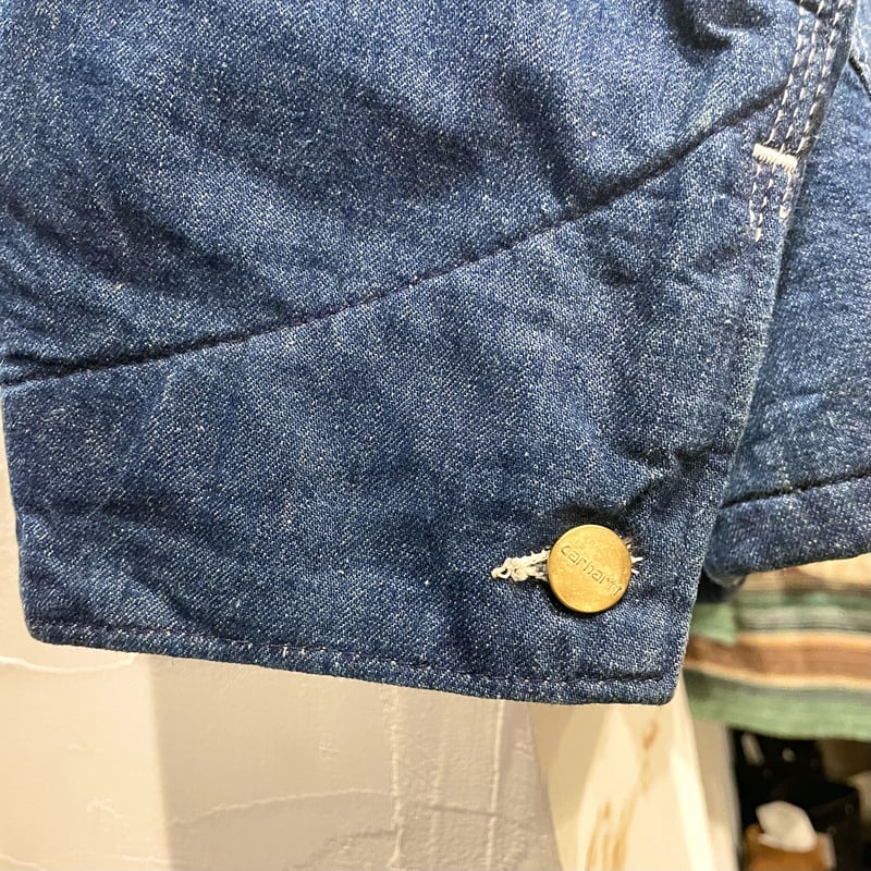 carhartt 70s USA製 デニムカバーオール ブランケットライナー carhartt 70s USA製 デニムカバーオール ブランケットライナー