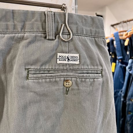 POLO by Ralph Lauren　チノパン　ポロチノ　ラルフローレン　タック入り　カーキ　ANDREWPANT　(S3547)