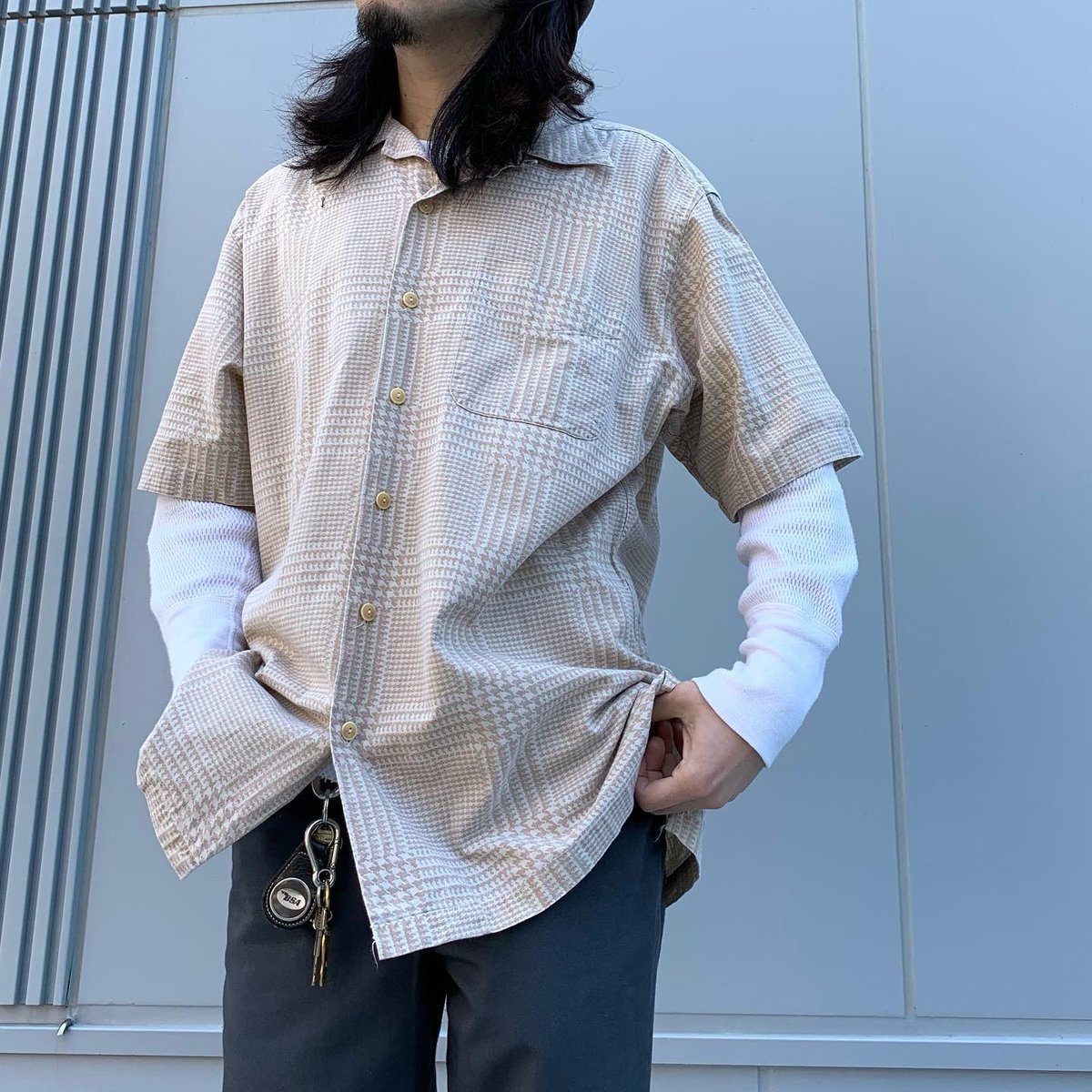 新品 スピックアンドスパン ポロラルフローレン ショートスリーブシャツ ベージュ POLO RALPH LAUREN / ポロ ラルフ ローレン SHORT SLEEVE SHIRT