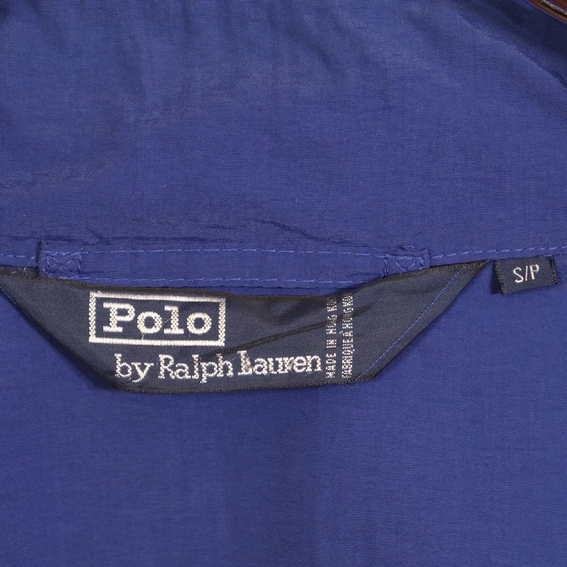 Polo Ralph Lauren ナイロンジャケット 赤/青 切り替え ポロ