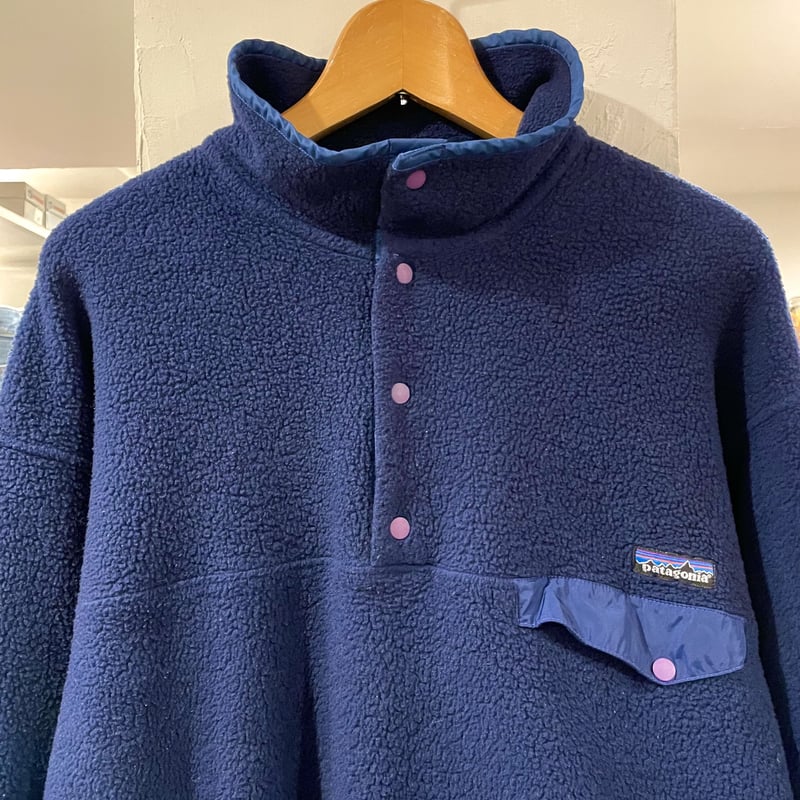 patagonia 90s シンチラスナップＴ ＸＬサイズ 紺 パタゴニア (S0558) |...